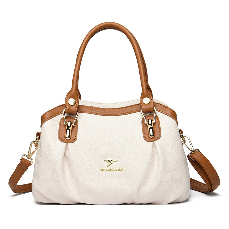 ELOAL Elegant Color Block Handbag - Stylish and Trending Accessory