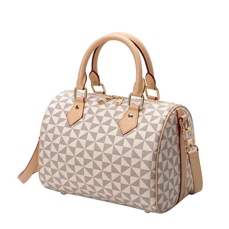 ELOAL Elegant Printed PVC Pillow Handbag for Stylish Women