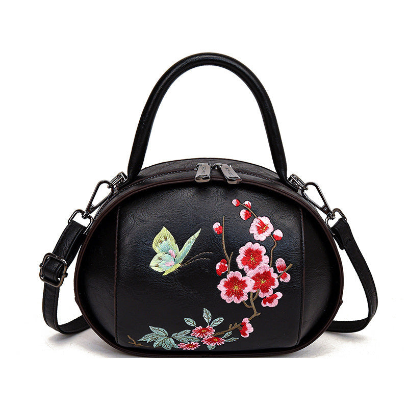 ELOAL Elegant Retro Flower Embroidered Cheongsam Handbag