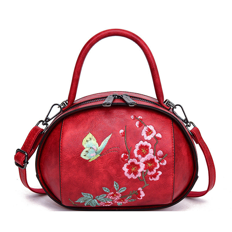 ELOAL Elegant Retro Flower Embroidered Cheongsam Handbag