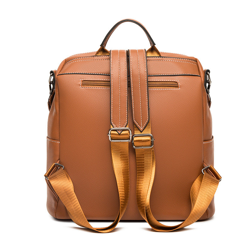 ELOAL Stylish Large Capacity Backpack with Splice Design