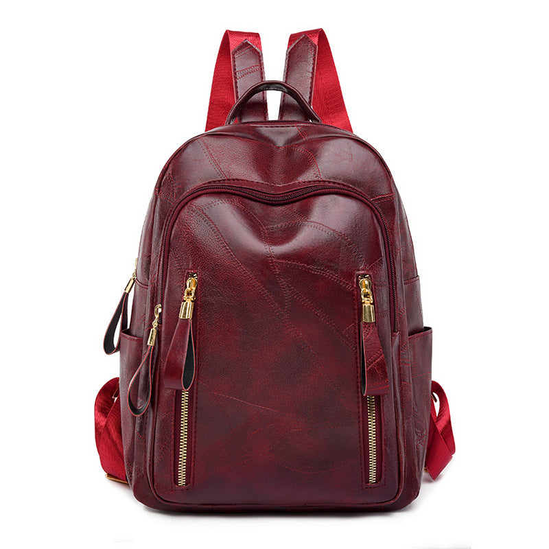 ELOAL Stylish Vintage Leather Backpack for Women