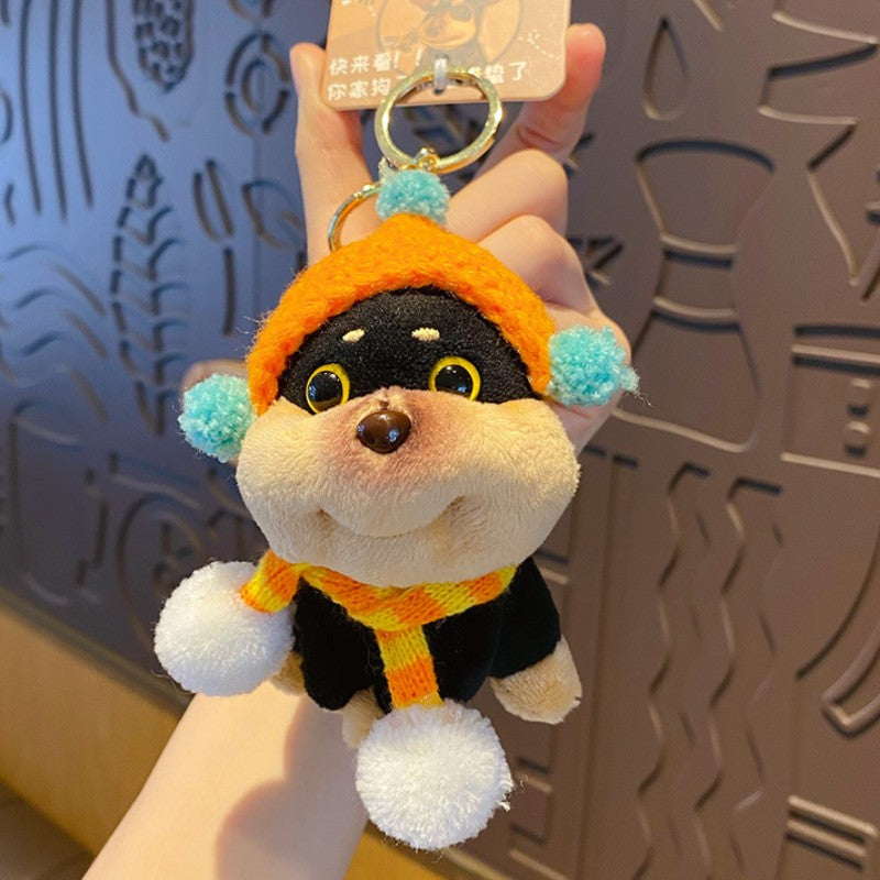 ELOAL Stylish Bee Puppy Plush Bag Charm for Girls