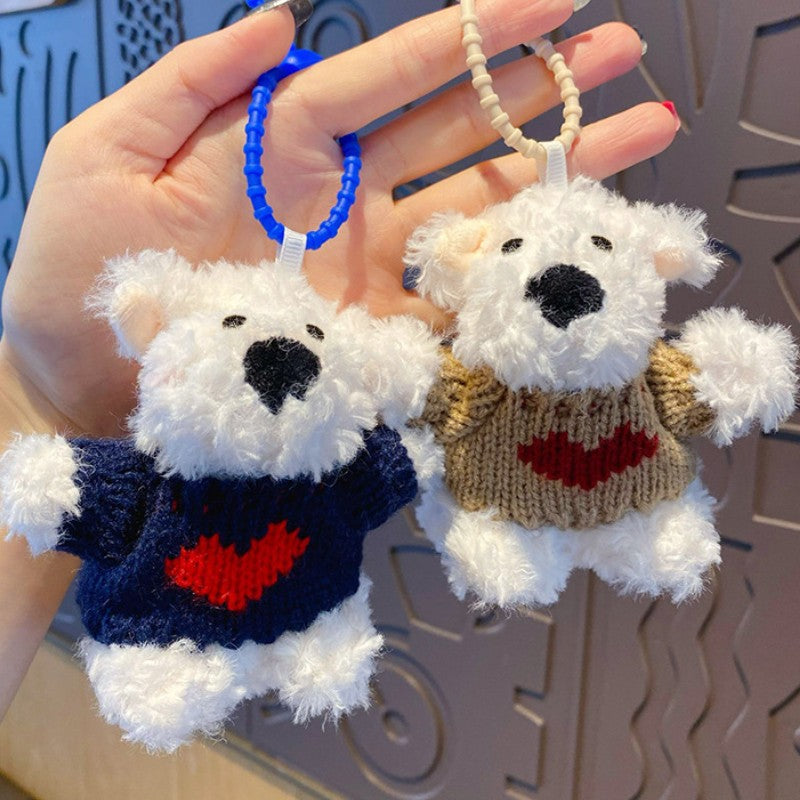 ELOAL Cute Puppy Love Bag Charm - Stylish Accessory for Pet Lovers