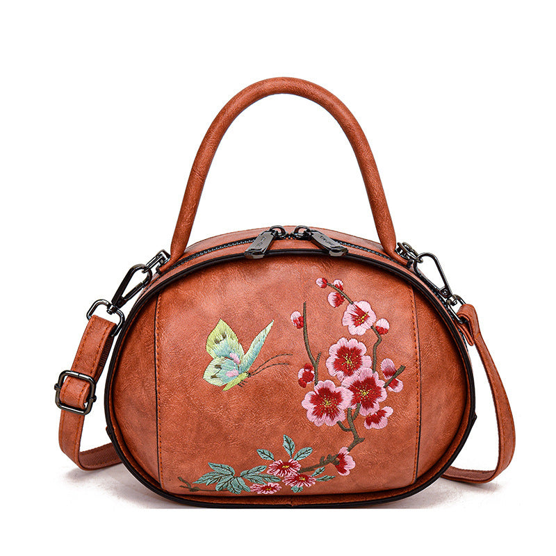 ELOAL Elegant Retro Flower Embroidered Cheongsam Handbag
