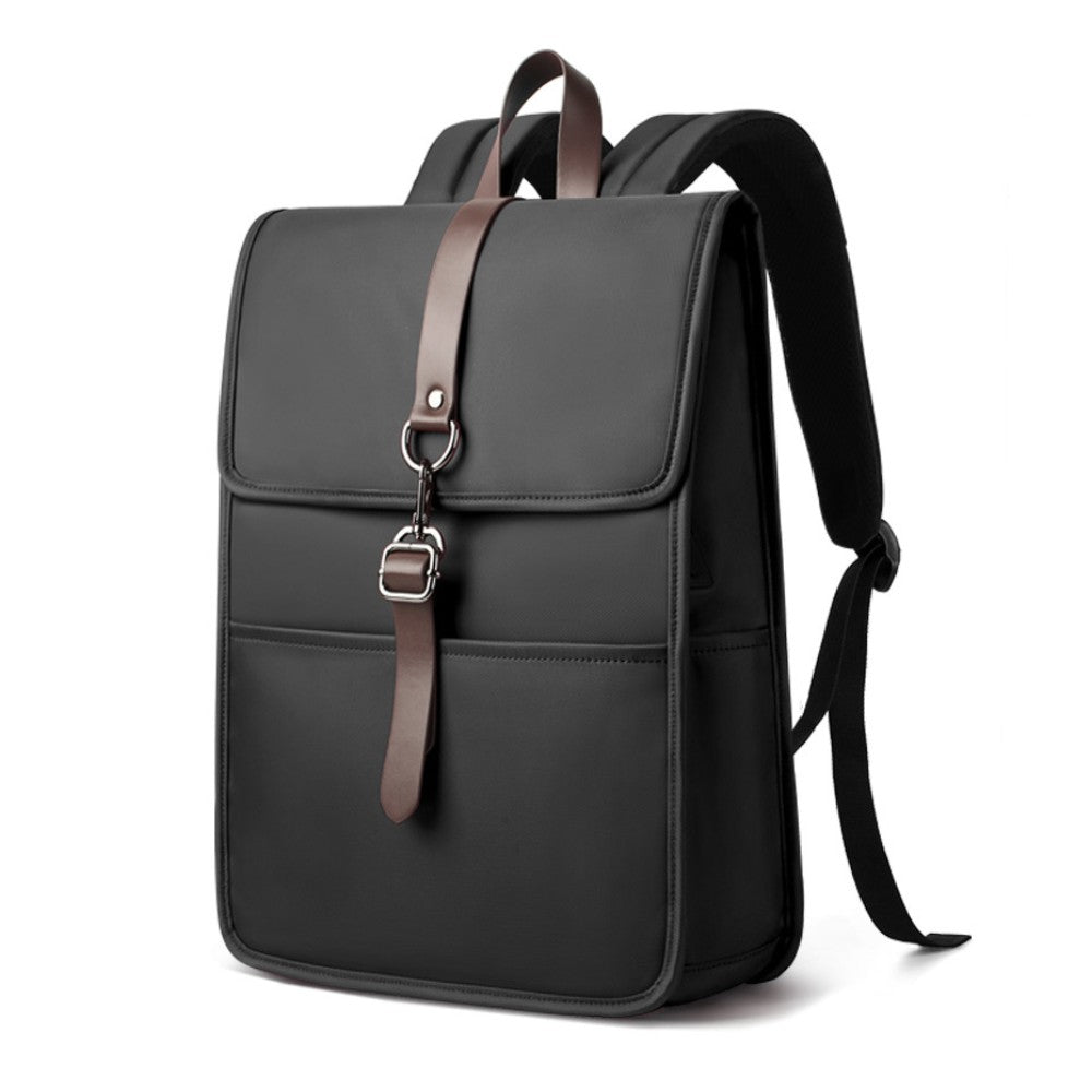 ELOAL Stylish Men's Travel Backpack with Flip Top Design