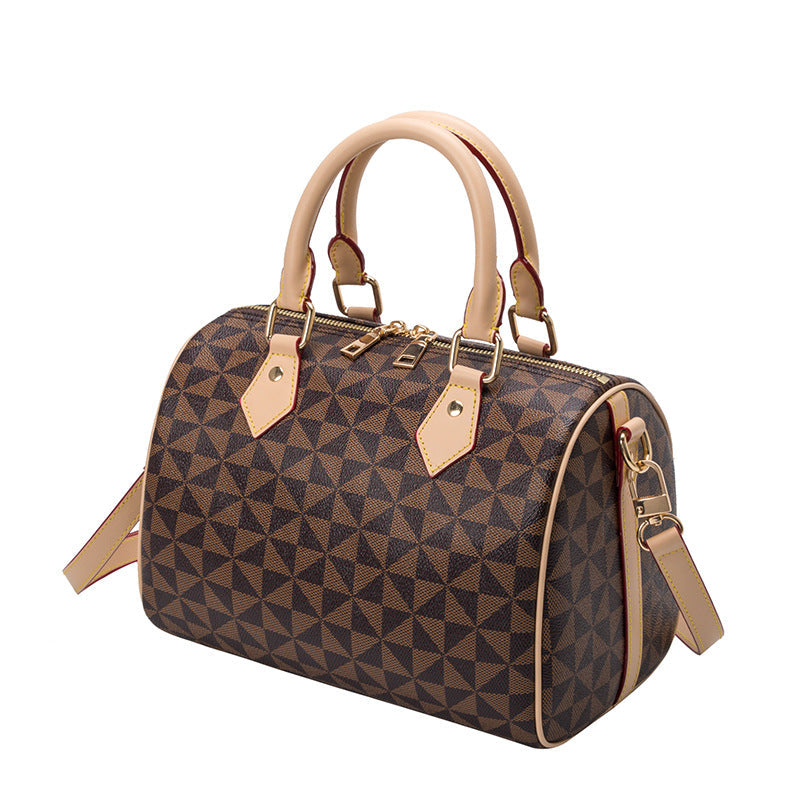 ELOAL Elegant Printed PVC Pillow Handbag for Stylish Women