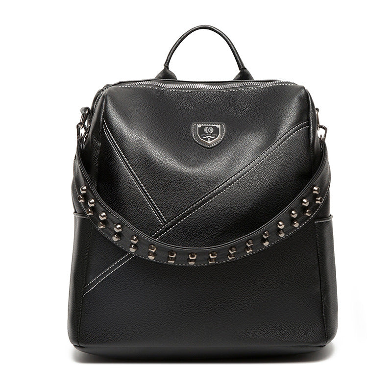 ELOAL Stylish Large Capacity Backpack with Splice Design