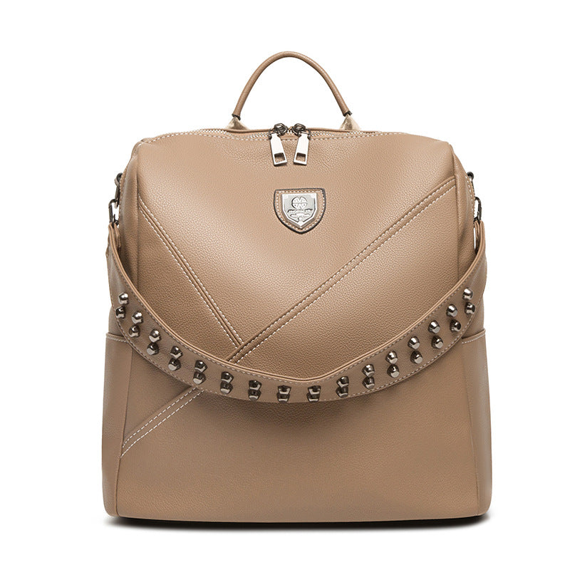 ELOAL Stylish Large Capacity Backpack with Splice Design