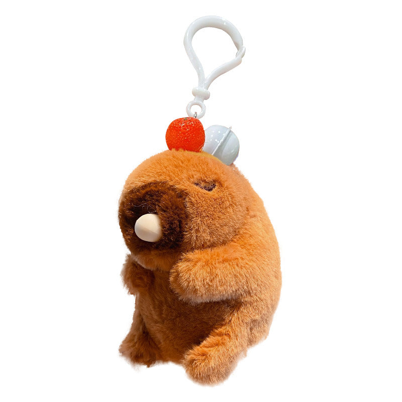 ELOAL Stylish Capybara Plush Bubble Bag Charm