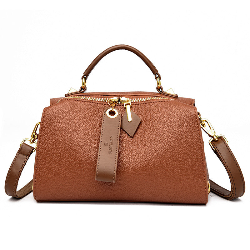 ELOAL Stylish Retro Handbag for Women - Fashionable PU Leather Design