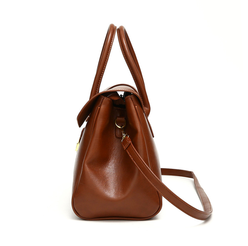 ELOAL Stylish Retro Leather Handbag for Everyday Use