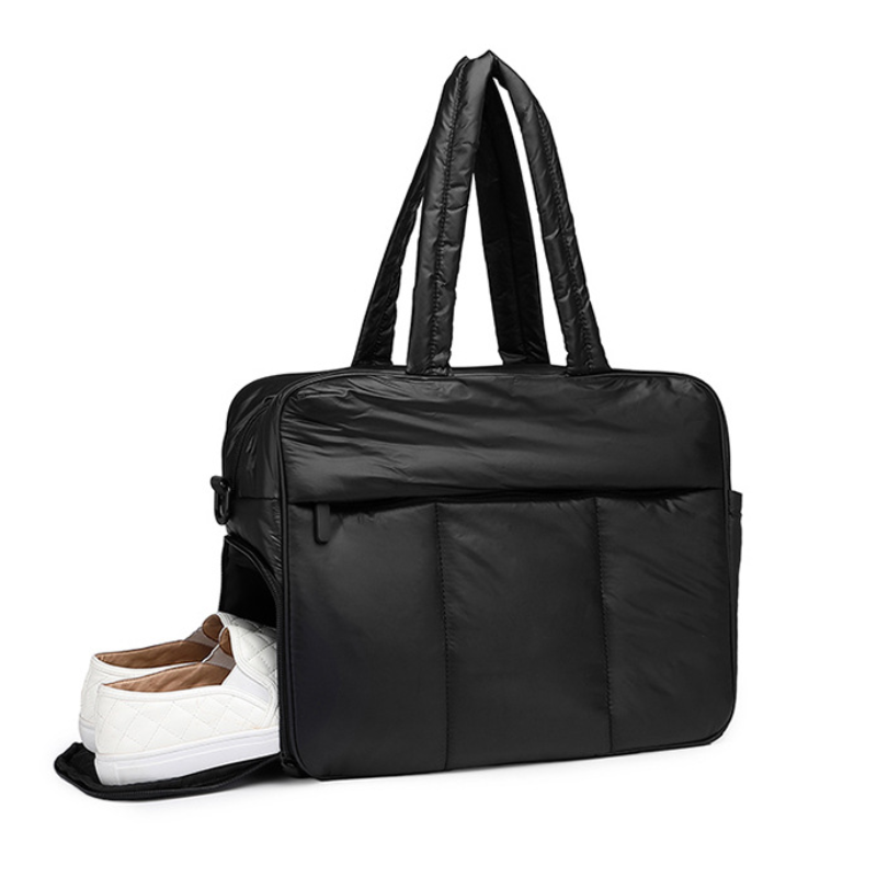 ELOAL Stylish Winter Puffer Tote Bag for Everyday Use