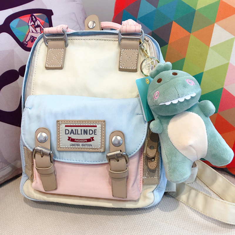 ELOAL Cute Dinosaur Plush Bag Charm - Trendy Accessory for Bags