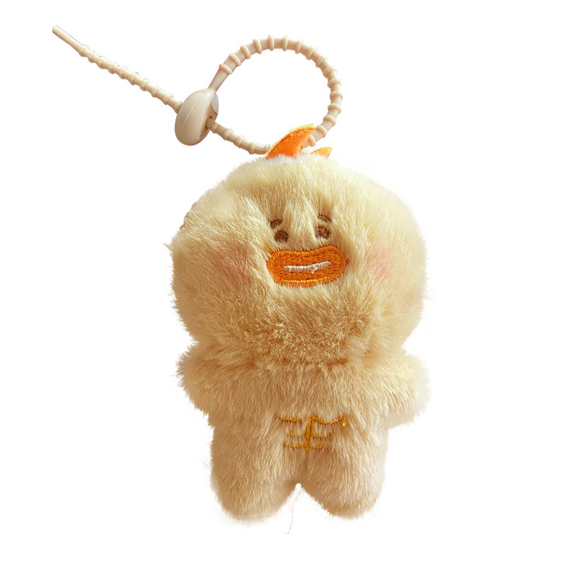 ELOAL Stylish Muscle Duck Plush Bag Charm for Trendy Accessories