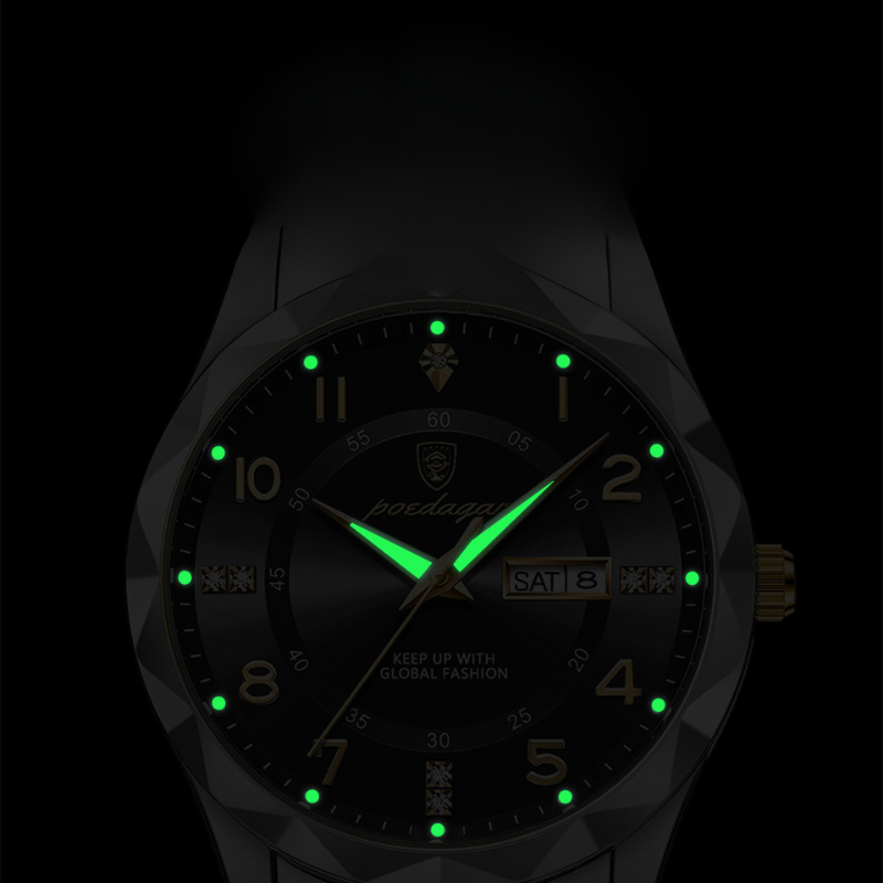 ELOAL Stylish Men's Waterproof Quartz Watch for Everyday Wear