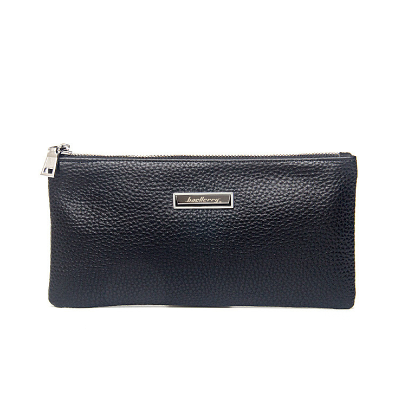 ELOAL Stylish Men's Long Zipper Wallet for Everyday Use