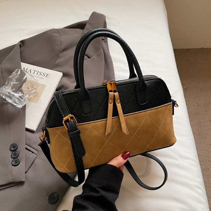 ELOAL Stylish Retro Textured Underarm Handbag