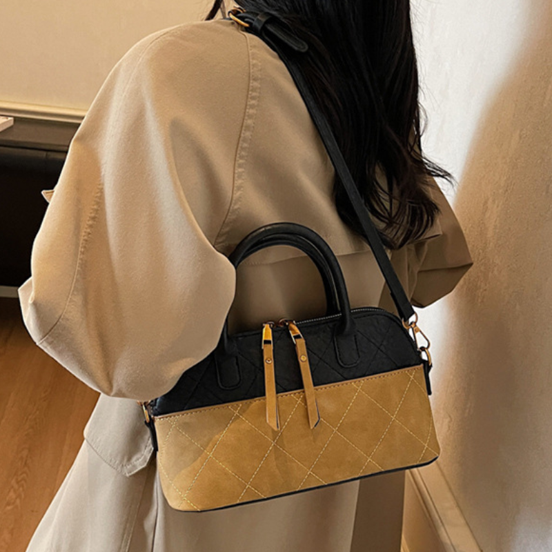 ELOAL Stylish Retro Textured Underarm Handbag