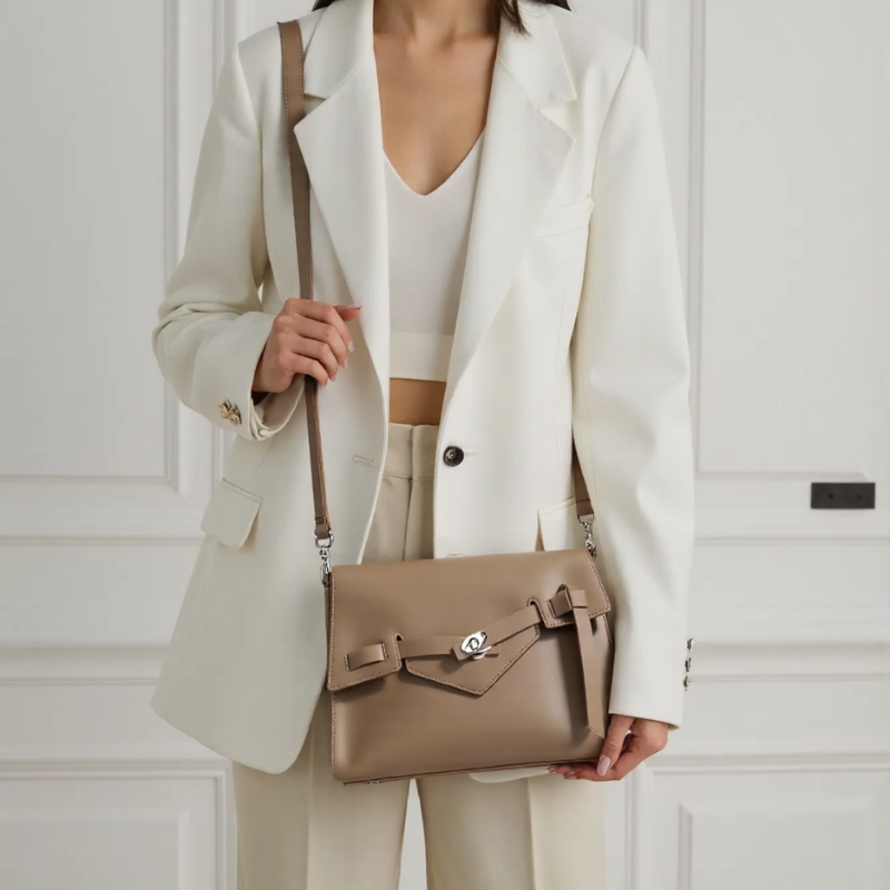 ELOAL Stylish Irregular Chic Flip Shoulder Bag for Women