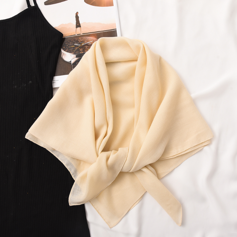 ELOAL Elegant Plain Scarf for Stylish Everyday Wear