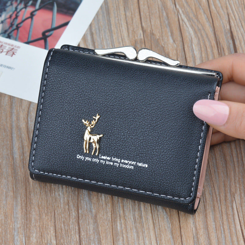 ELOAL Stylish Women's Short Wallet - Elegant & Fashionable Design