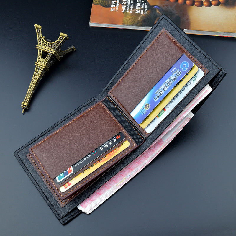 ELOAL Stylish Men's Fashion Wallet in Contrast Colors
