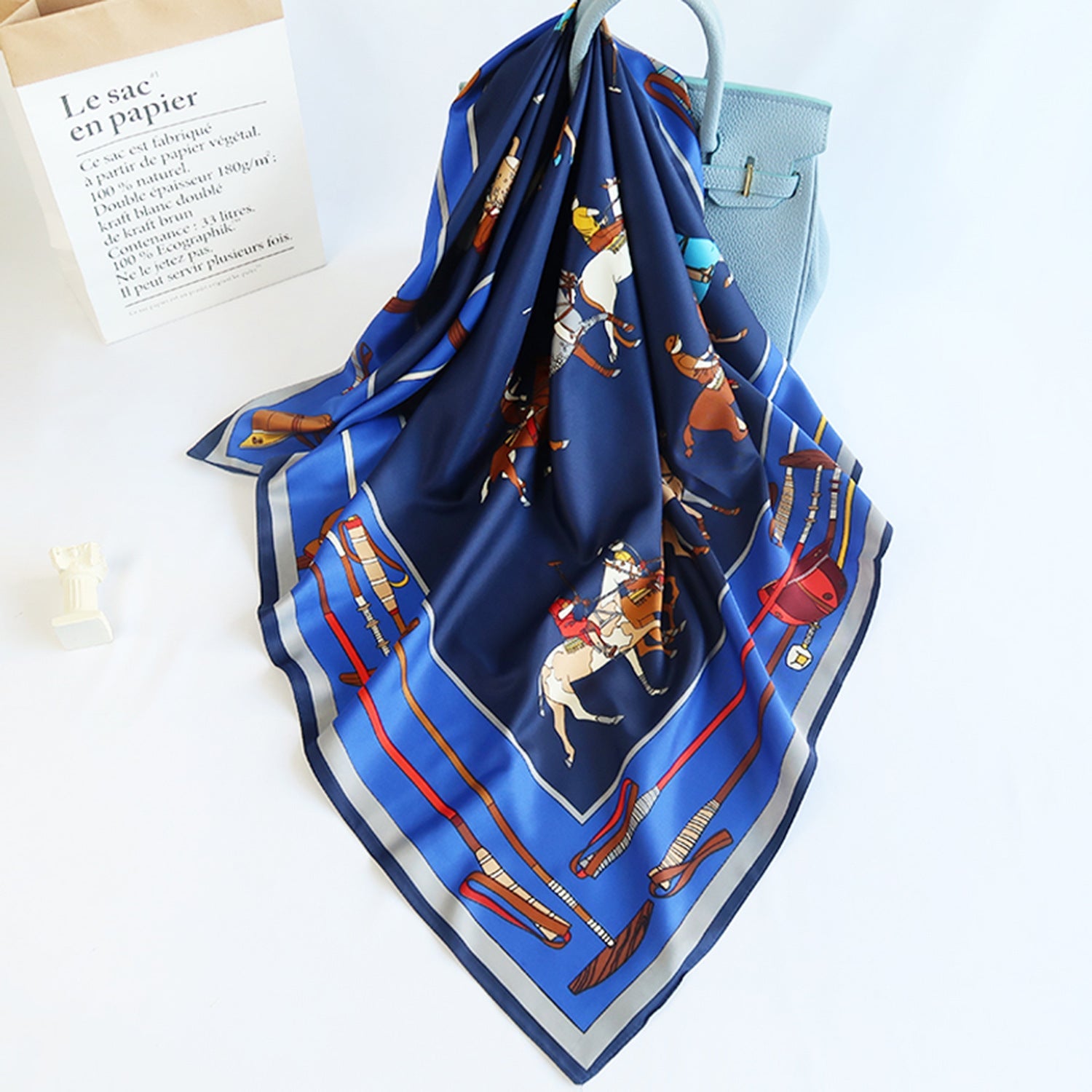 ELOAL Elegant Large Silk Scarf for Women - Stylish Fashion Accessory