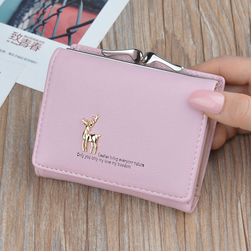 ELOAL Stylish Women's Short Wallet - Elegant & Fashionable Design