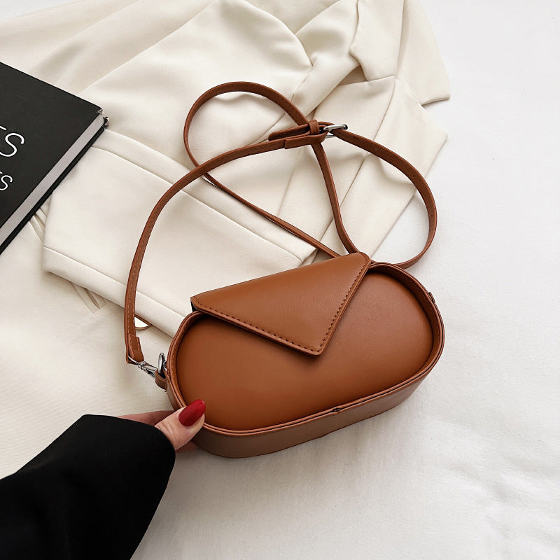 ELOAL Stylish PU Leather Mini Shoulder Bag for Casual Wear