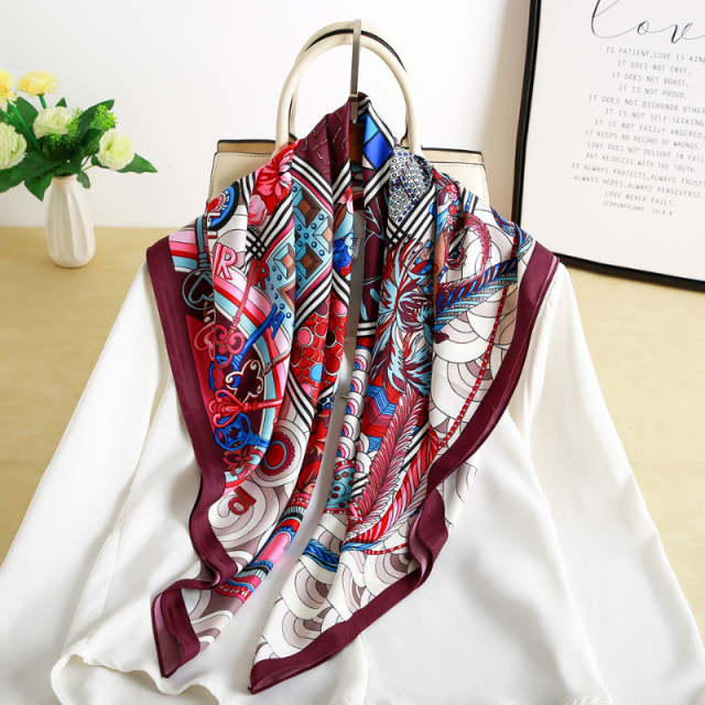 ELOAL Stylish Square Scarf for Women - Fashionable Accessory