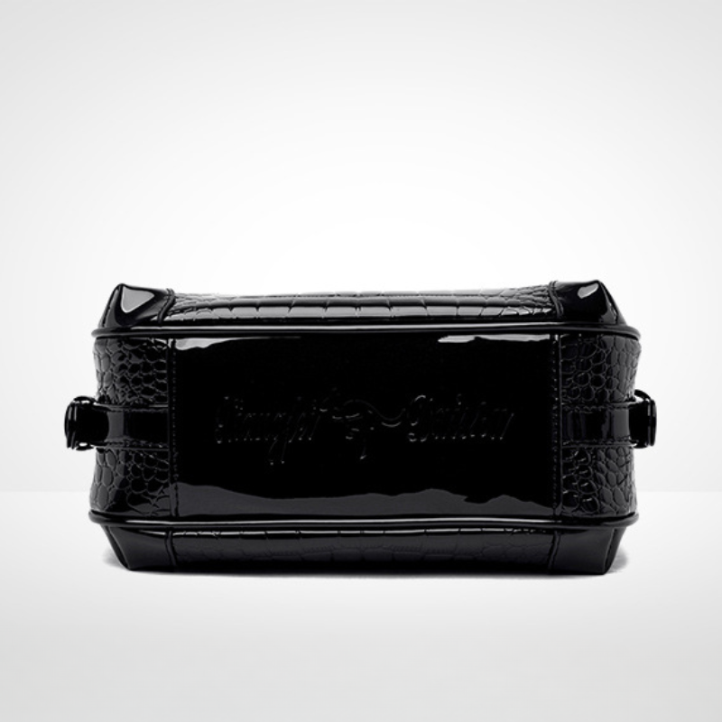 ELOAL Stylish Patent Leather Shoulder Bag for Women