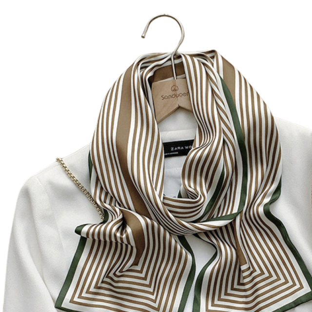 ELOAL Stylish Zebra Print Scarf for Fashionable Looks