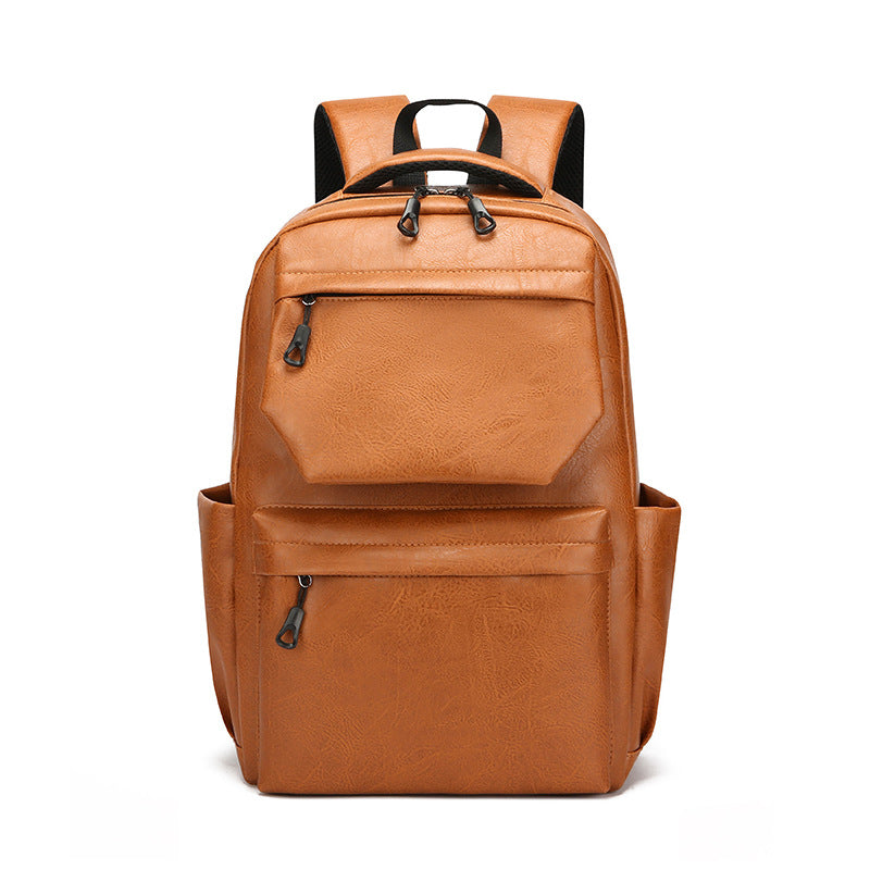 ELOAL Stylish PU Leather Men's Fashion Backpack