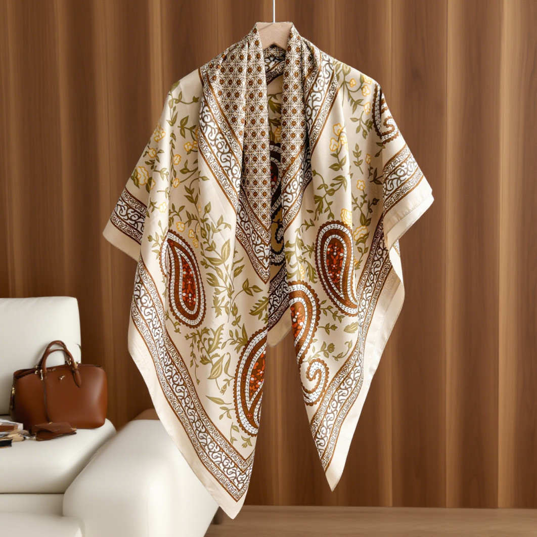 ELOAL Stylish Women's Large Square Scarf for Fashionable Looks