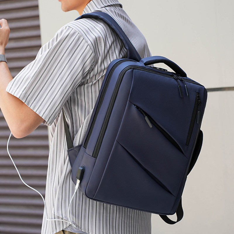 ELOAL Stylish Large Capacity USB Charging Backpack