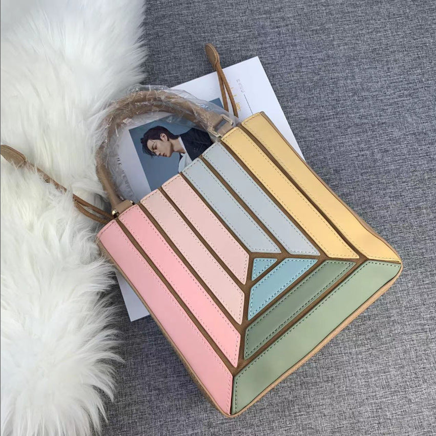 ELOAL Stylish Pleated Mini Shoulder Handbag for Women