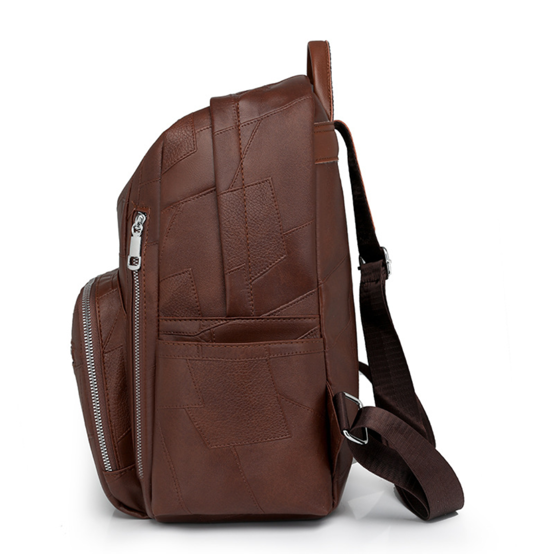 ELOAL Stylish Large Capacity Women's Leather Backpack