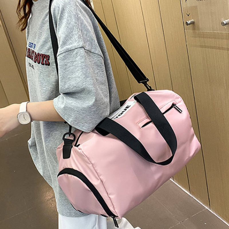 ELOAL Stylish Women's Fitness Bag with Shoe Compartment