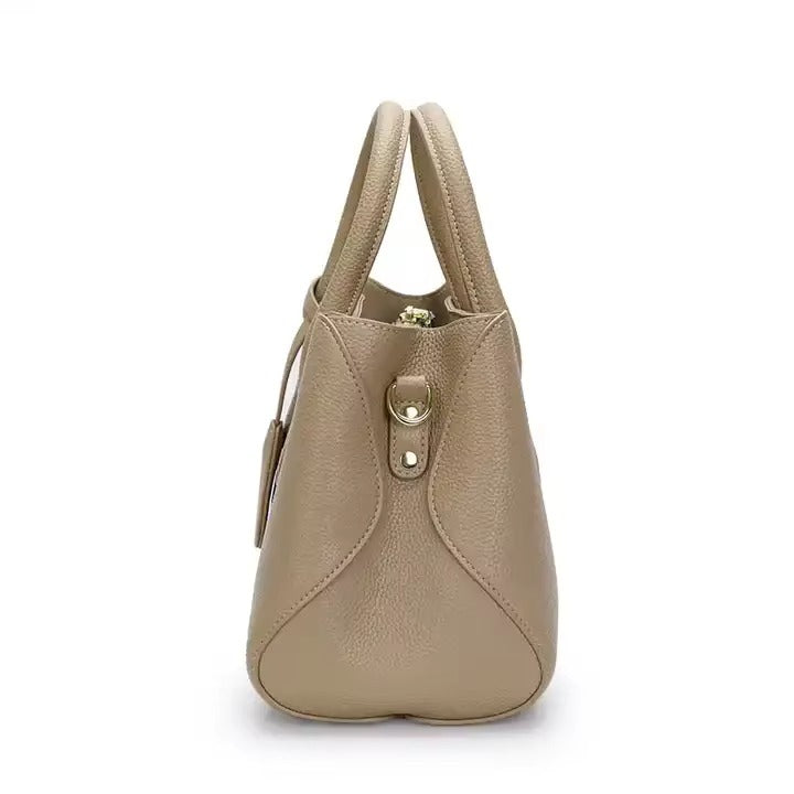 ELOAL Stylish Genuine Leather Crossbody Bag for Women – Large Capacity Everyday Handbag